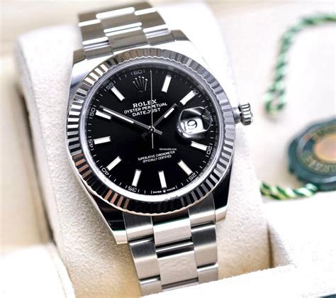 rolex datejust 41 arm black|rolex datejust 41 retail price.